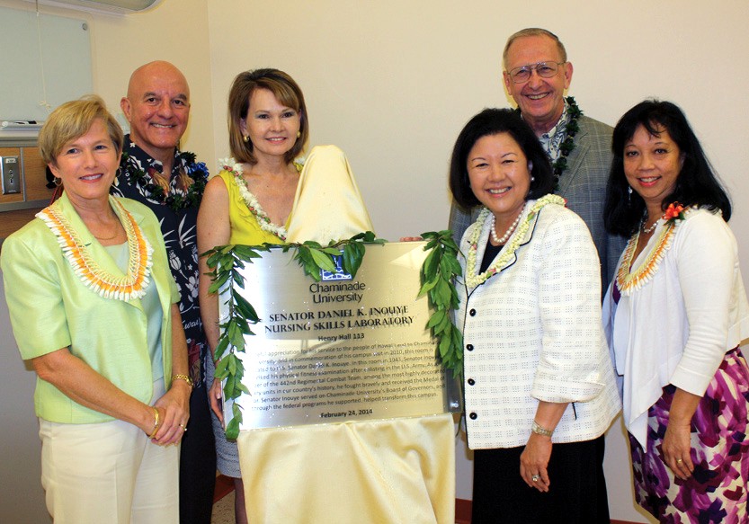 Chaminade University names nursing lab for late Sen. Inouye